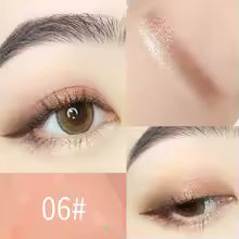 Double Color Glitter Eye shadow Stick Pencil Eyeshadow Makeup Waterproof Bicolor Shimmer Cosmetics Beauty Makeup Tool