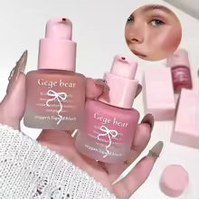 Beauty Soft Light Pink Liquid Blush Lasting Natural Contouring Low Saturated Blusher Waterproof Facial Blush Rouge Korean Makeup